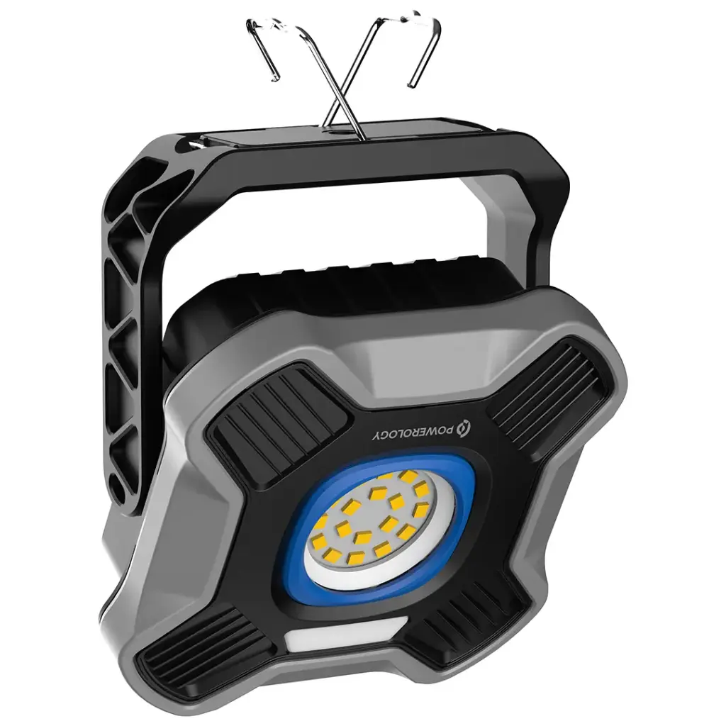 Powerology Brillite 3600mAh Work Light - Black